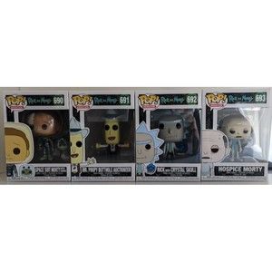 Rick and Morty Vinyl Figures Pop! Animation LOT of 4 - #'s 690 - 691 - 692 - 693